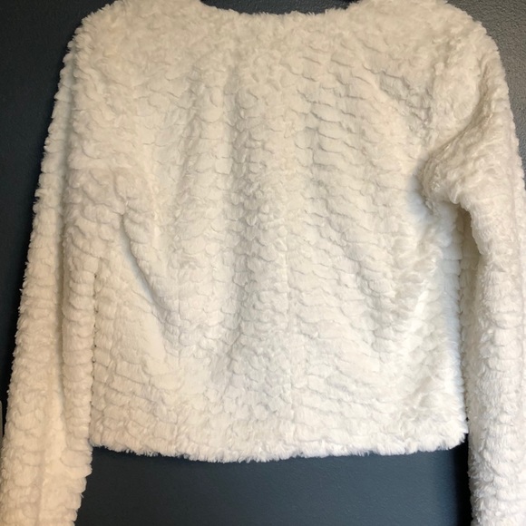 Frenchi white sweater jacket - Picture 4 of 4